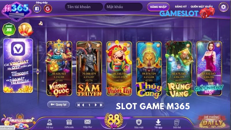 Slot game M365 – Thiên đường cá cược siêu hấp dẫn 